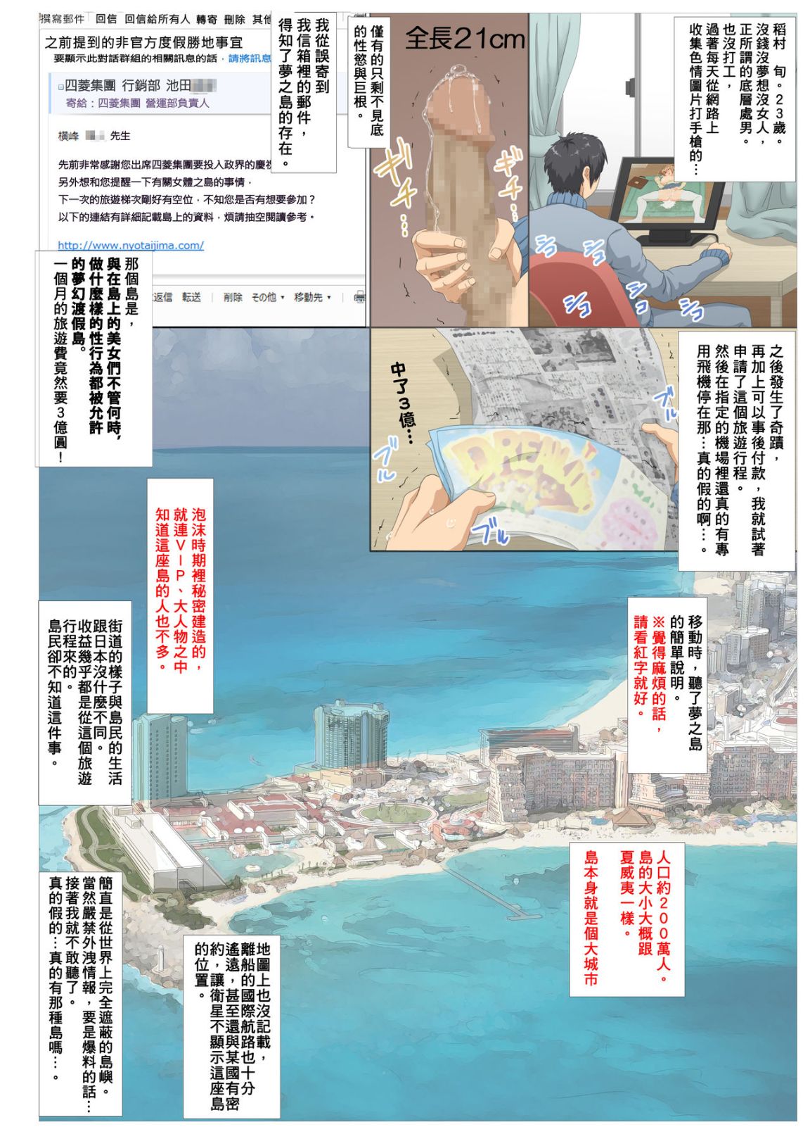 島上所有的女人都可以隨便操到飽